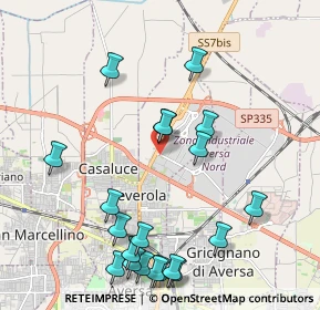 Mappa Z. Ind. Aversa Nord, 81030 Teverola CE, Italia (2.5665)