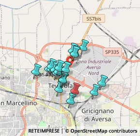 Mappa Z. Ind. Aversa Nord, 81030 Teverola CE, Italia (1.352)