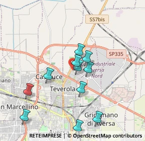 Mappa Z. Ind. Aversa Nord, 81030 Teverola CE, Italia (1.87455)