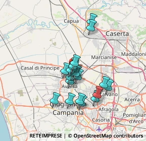 Mappa Z. Ind. Aversa Nord, 81030 Teverola CE, Italia (5.746)