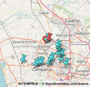 Mappa Aversa Nord, 81031 Carinaro CE, Italia (7.36467)