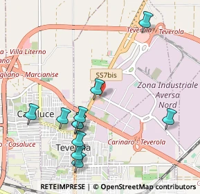Mappa Z. Ind. Aversa Nord, 81030 Teverola CE, Italia (1.19636)