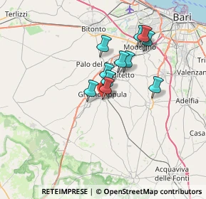 Mappa Via Angelo iacobellis, 70025 Grumo Appula BA, Italia (5.56727)