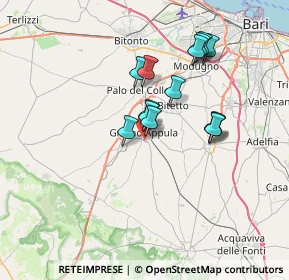 Mappa Via Angelo iacobellis, 70025 Grumo Appula BA, Italia (6.165)