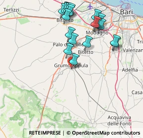 Mappa Via Angelo iacobellis, 70025 Grumo Appula BA, Italia (9.353)