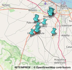 Mappa Via Angelo iacobellis, 70025 Grumo Appula BA, Italia (6.5895)