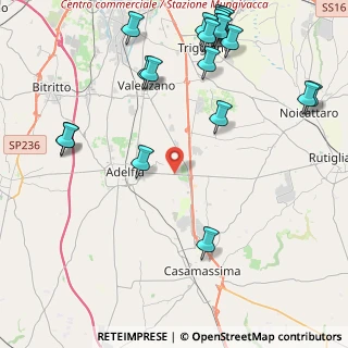 Mappa SP 84 Adelfia - Rutigliano, 70010 Casamassima BA (6.1015)