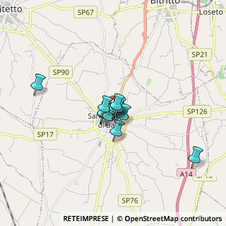 Mappa Via Gen. C. Mondelli, 70028 Sannicandro di Bari BA, Italia (1.03667)