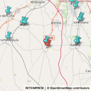 Mappa Via Gen. C. Mondelli, 70028 Sannicandro di Bari BA, Italia (6.5725)
