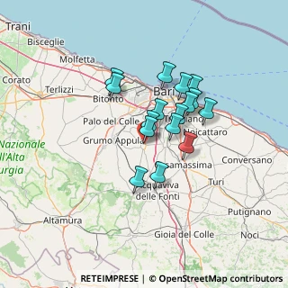 Mappa Corso Vittorio Emanuele, 70028 Sannicandro di Bari BA, Italia (10.73063)