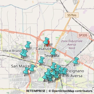 Mappa Via Monte, 81030 Casaluce CE, Italia (2.798)