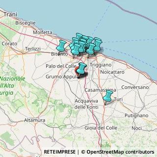 Mappa Via Enrico Berlinguer, 70028 Sannicandro di Bari BA, Italia (9.843)