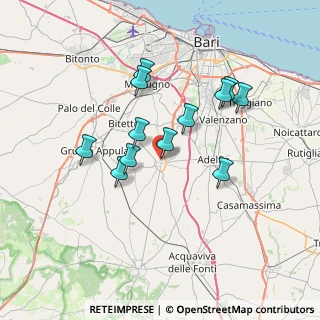 Mappa Via Enrico Berlinguer, 70028 Sannicandro di Bari BA, Italia (6.58583)