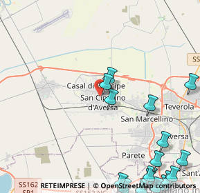 Mappa Via Adda, 81036 San Cipriano d'Aversa CE, Italia (7.395)