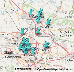 Mappa CC Campania, 81025 Marcianise CE, Italia (7.74316)