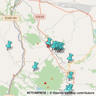 Mappa Via Enrico Forlanini, 85025 Melfi PZ, Italia (4.85846)