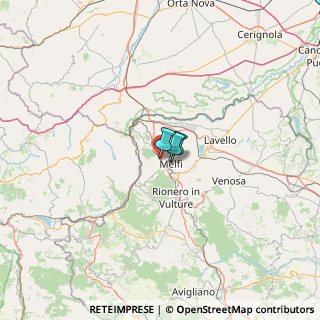 Mappa Via Enrico Forlanini, 85025 Melfi PZ, Italia (44.75077)
