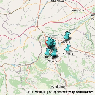 Mappa Via Enrico Forlanini, 85025 Melfi PZ, Italia (7.5095)
