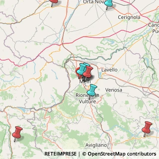 Mappa Via Enrico Forlanini, 85025 Melfi PZ, Italia (15.81364)