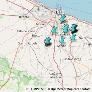 Mappa Via C. Poerio, 70028 Sannicandro di Bari BA, Italia (8.276)