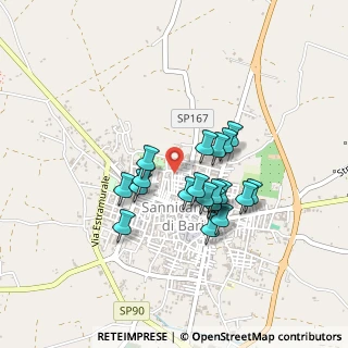 Mappa Via Caserta, 70028 Sannicandro di Bari BA, Italia (0.37)