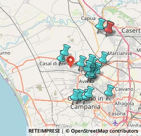 Mappa 81030 Villa di Briano CE, Italia (6.83211)