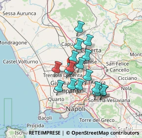 Mappa Strada Consortile, 81032 Carinaro CE, Italia (10.96588)