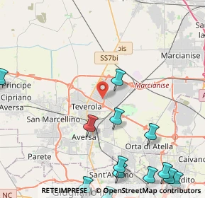 Mappa Strada Consortile, 81032 Carinaro CE, Italia (7.2275)