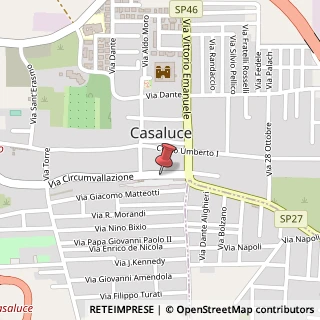 Mappa Via Circumvallazione, 4, 81030 Casaluce, Caserta (Campania)