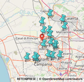 Mappa Via 28 Ottobre, 81030 Casaluce CE, Italia (6.75)