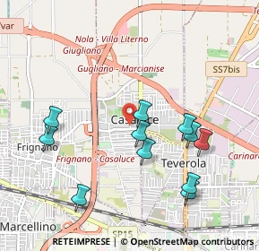 Mappa Via 28 Ottobre, 81030 Casaluce CE, Italia (1.07636)