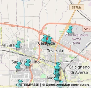 Mappa Via 28 Ottobre, 81030 Casaluce CE, Italia (2.845)