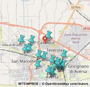 Mappa Via 28 Ottobre, 81030 Casaluce CE, Italia (2.335)