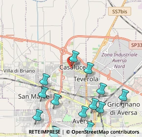 Mappa Via 28 Ottobre, 81030 Casaluce CE, Italia (2.93071)