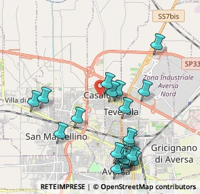 Mappa Via 28 Ottobre, 81030 Casaluce CE, Italia (2.379)