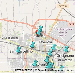 Mappa Via 28 Ottobre, 81030 Casaluce CE, Italia (2.94786)