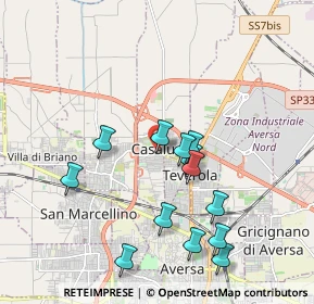 Mappa Via 28 Ottobre, 81030 Casaluce CE, Italia (2.01)