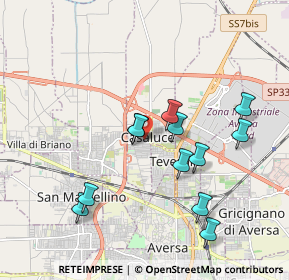 Mappa Via 28 Ottobre, 81030 Casaluce CE, Italia (1.93667)