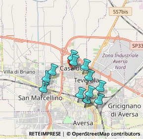 Mappa Via 28 Ottobre, 81030 Casaluce CE, Italia (1.66308)