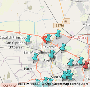 Mappa Via 28 Ottobre, 81030 Casaluce CE, Italia (6.3105)