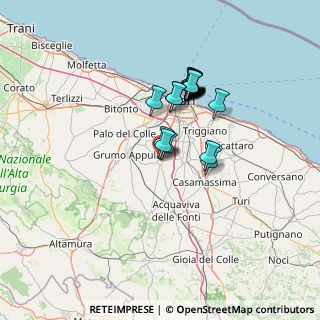 Mappa Piazza Unità d'Italia, 70028 Sannicandro di Bari BA, Italia (11.7495)