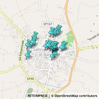 Mappa Via Municipio, 70028 Sannicandro di Bari BA, Italia (0.2665)