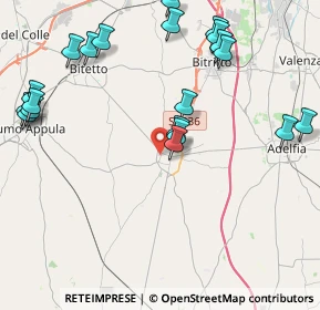 Mappa Via Francesco Caiati, 70028 Sannicandro di Bari BA, Italia (5.381)