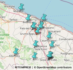 Mappa Via Francesco Caiati, 70028 Sannicandro di Bari BA, Italia (16.02824)