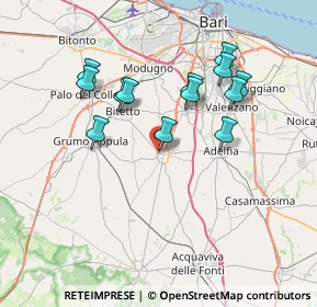 Mappa Via Francesco Caiati, 70028 Sannicandro di Bari BA, Italia (7.25462)