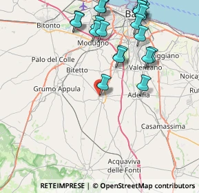Mappa Via Francesco Caiati, 70028 Sannicandro di Bari BA, Italia (10.237)