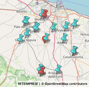 Mappa Via Francesco Caiati, 70028 Sannicandro di Bari BA, Italia (9.12)