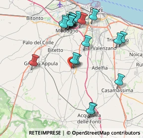 Mappa Via Francesco Caiati, 70028 Sannicandro di Bari BA, Italia (8.9745)