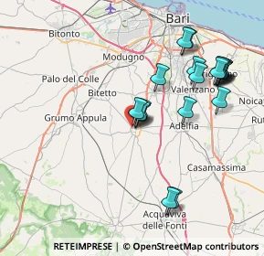 Mappa Via Francesco Caiati, 70028 Sannicandro di Bari BA, Italia (8.576)