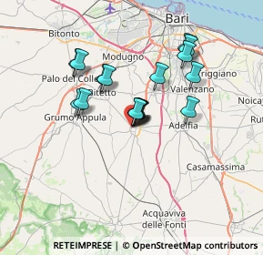 Mappa Via Francesco Caiati, 70028 Sannicandro di Bari BA, Italia (5.73588)